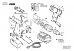 Bosch 0 601 936 4A0 Gsr 14,4 Ves-2 Cordless Screw Driver 14.4 V / Eu Spare Parts